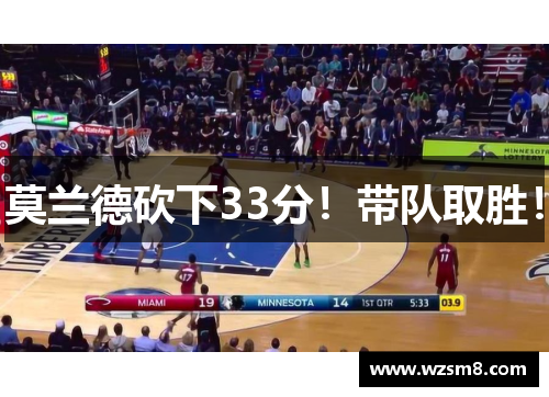 莫兰德砍下33分！带队取胜！